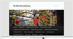 Desktop Screenshot of berufsausbildung-bewerbung.de